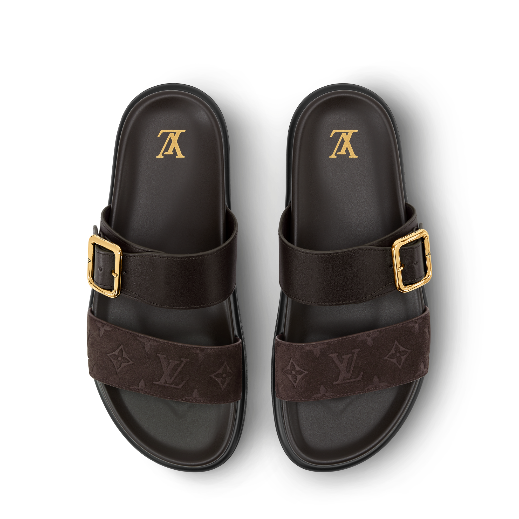Louis Vuittonサンダル 黒 35 ½ louis-vuitton-lv-venice-mule--